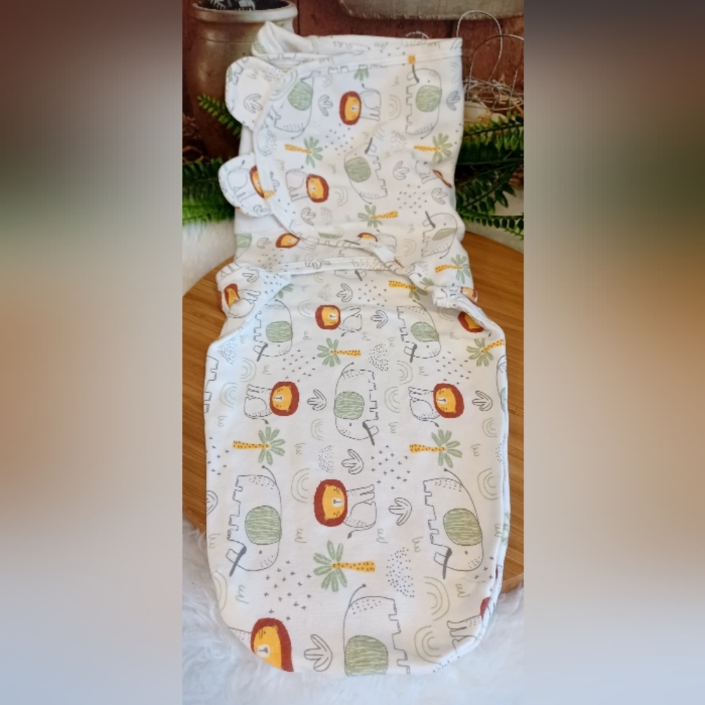 Animal Print Baby Swaddle Blanket
